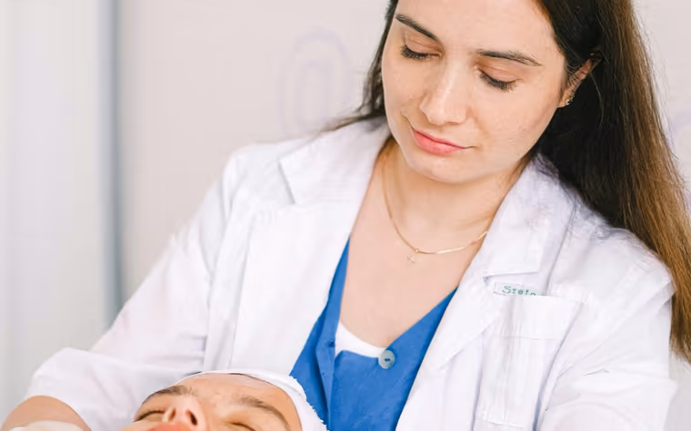 Laser hair removal performed in the MS Aesthetic treatment room